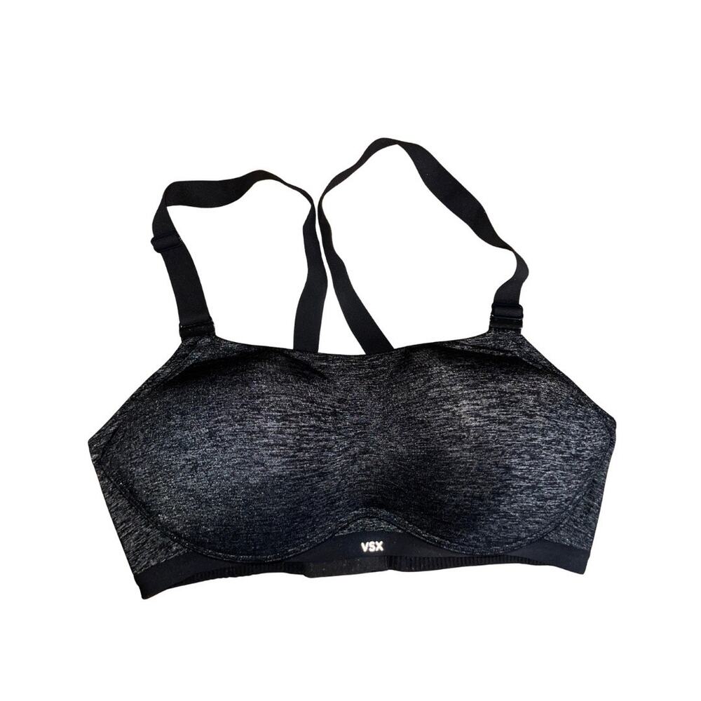 Victoria Secret Sport Sports Bra Black Padded Athletic Size 34C Intimates